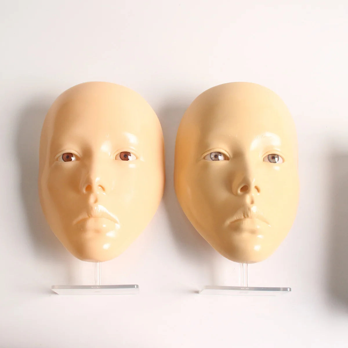 Makeup Full Face Practice Model 5D Silicone Bionic Skin Mannequin Eye eyebrow Eyelash Eyeshadow for beginner Makeup