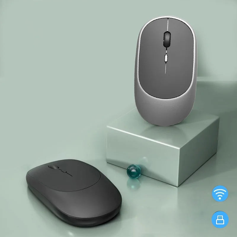 Wireless Mouse Bluetooth-Compatible Mouse Ergonomic 1200DPI Mouse For MacBook Tablet Laptops Computer PC iPad 2.4Ghz Gaming Mice