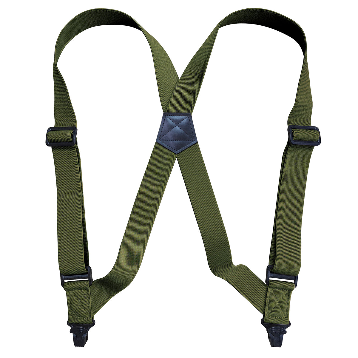 Suspenders for Men Work 3.8cm Wide 2 Plastic Clips Heavy Duty Big and Tall Trucker Suspenders Adjustable Elastic Trouser Braces