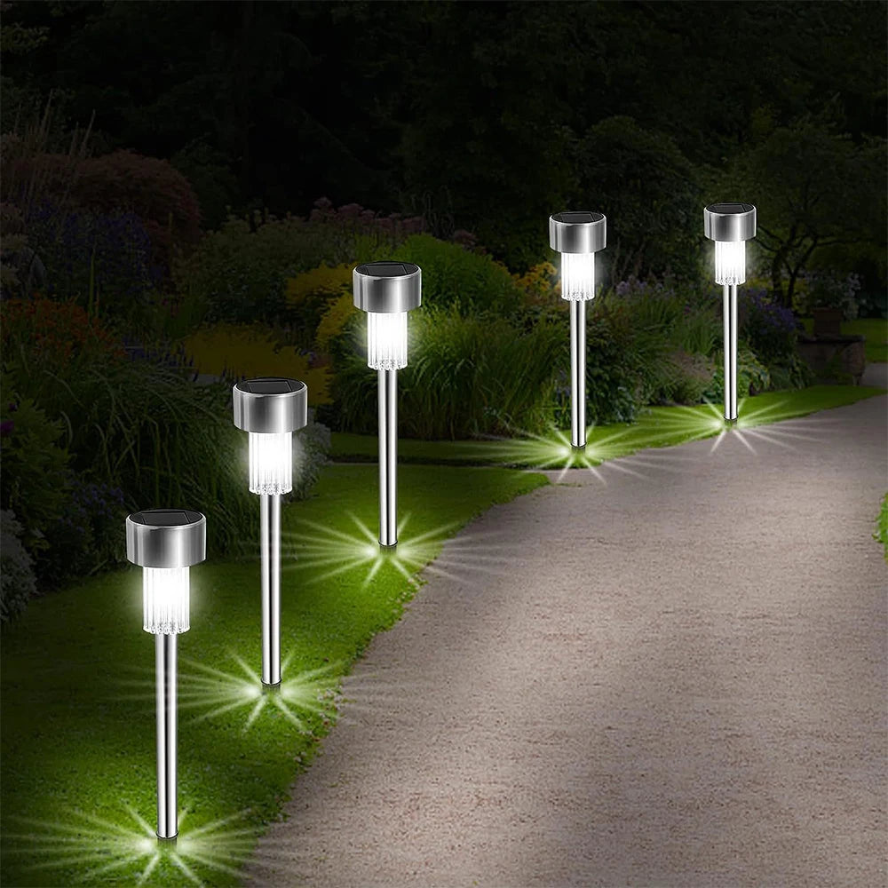 5pcs Solar Patio Step Light, Garden Underground Spotlights, Diamond Transparent Lights, Landscape Lawn Light, Solar LED Garden