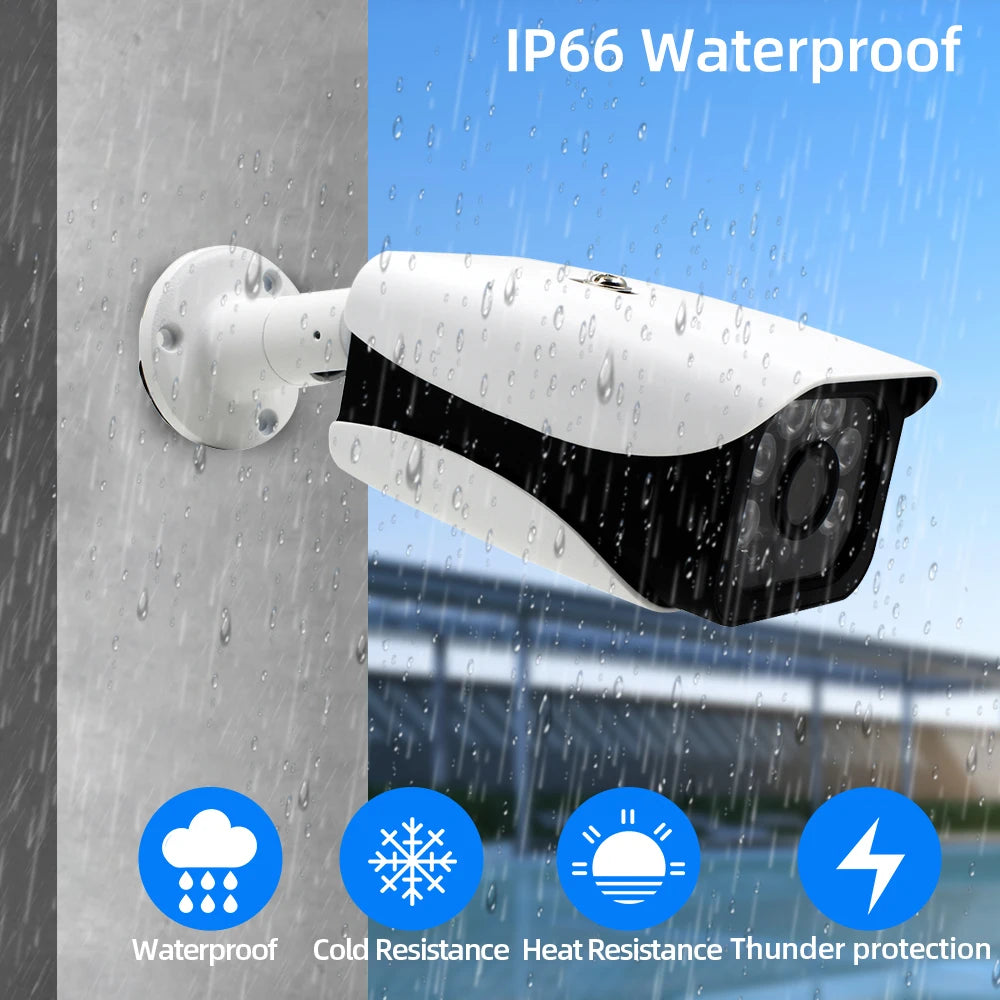 5MP Wired CCTV Analog Security Camera Outside Street Waterproof AHD Dome Video Surveillance Camera BNC XMEYE 4K 5MP AHD DVR View