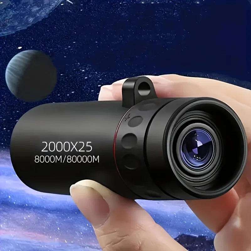 HD 25mm Monocular Telescope with Phone Clip