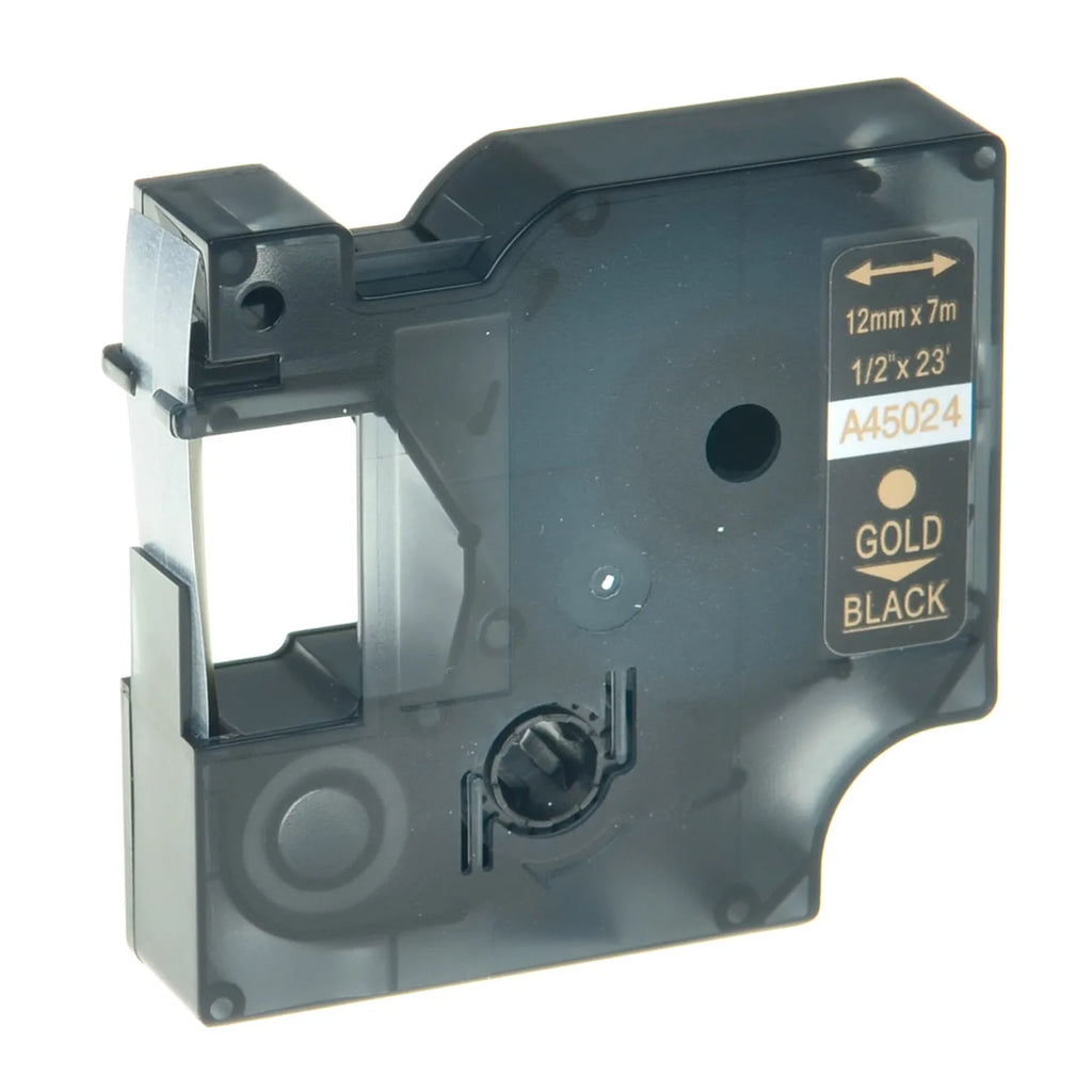 6/9/12mm 24mm Label for Dymo D1 Tape 45013 40913 43613 Black on White Compatible Dymo LabelManage 160 280 LabelPoint Label Maker