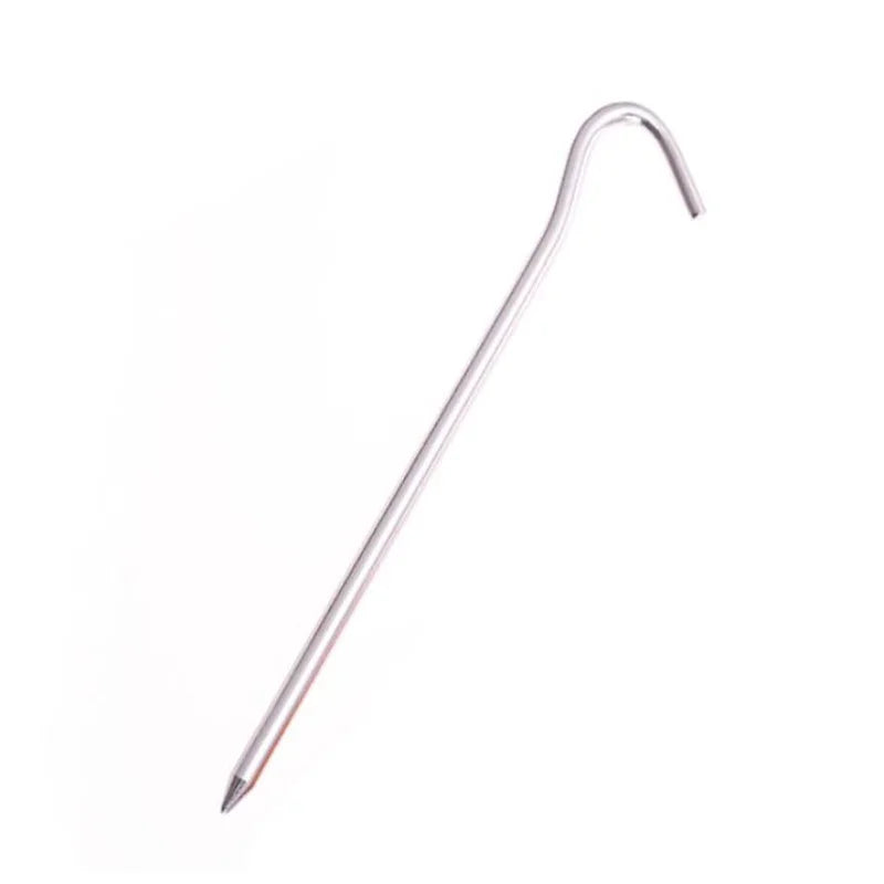 10 Pcs/Lot 18cm Tent Pegs Aluminum Round Tent Stake Alloy Tent Pegs Outdoor Nails Tent Accessories