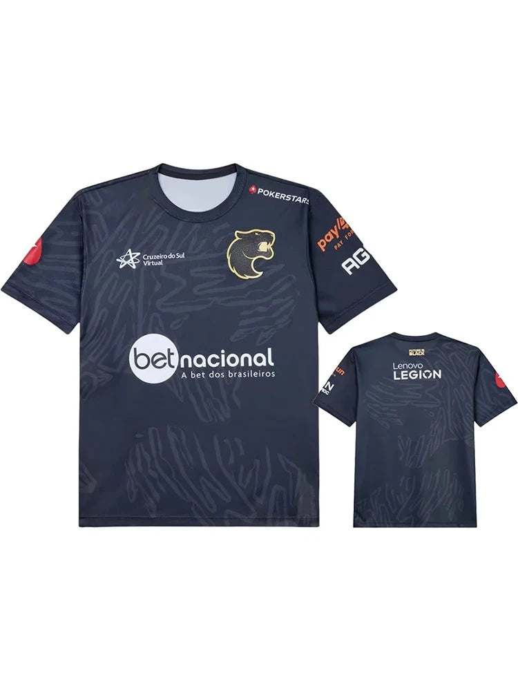 Summer Mens T shirt FURIA Espor Team VALORANT Competition Quick Drive Breathable Tshirts Esports Game Kid Oversized t-shirt Tops