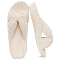Comwarm Orthopedic House Slippers for Women Arch Support Cross Bow Indoor Slippers Corduroy Bedroom Shoes Open Toe Slip On