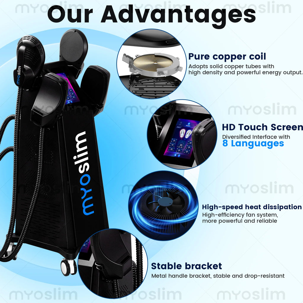 MYOslim Professional EMS Body Sculpt Machine for Beauty Salon Spa Fat Reduction Muscle Building Waist Hip Lift Equipment