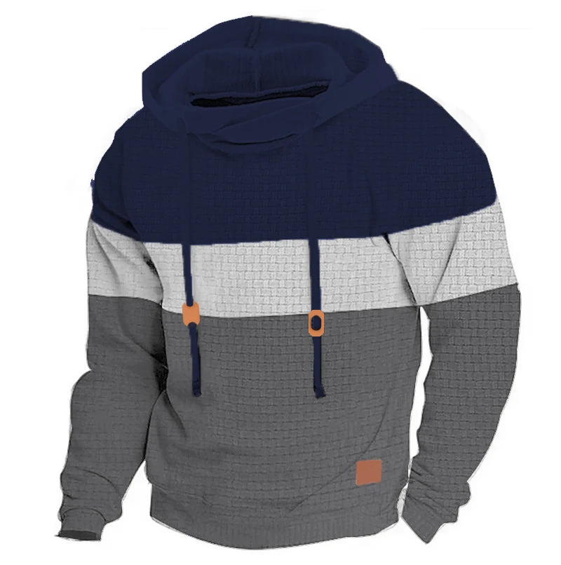 Men's Hoodie Pullover Sweatshirt Block Drawstring Sports Outdoor Casual Streetwear Hot Stamping Streetwear Sportswear Winter