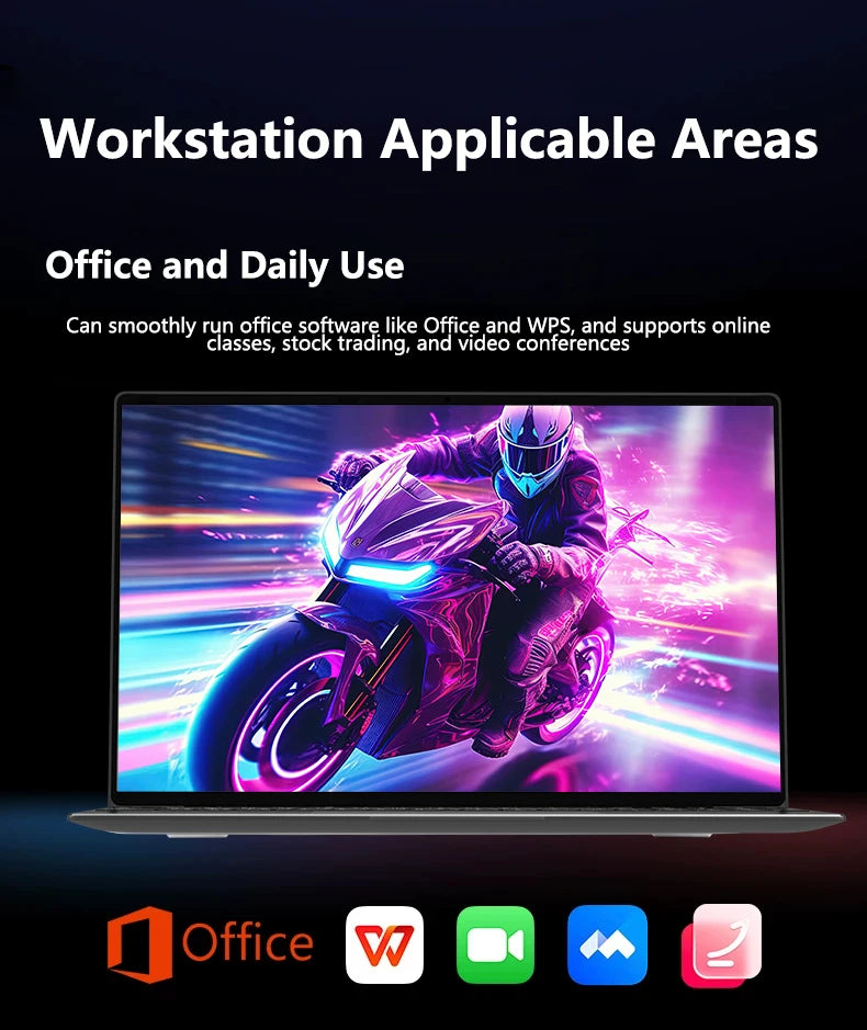 new 14.1" Intel 6500Y laptop 32GB RAM 1TB/2TB SSD 1920x1080 Portable laptops Windows 11 Pro Office Gaming Notebook computer 2026