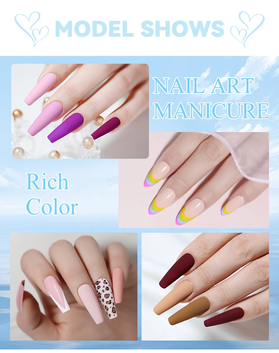 Clou Beaute HEMA TPO FREE Caramel Brown Wine Red Coffee Gel Nail Polish High Pigment Autumn Nail Art Full Coverage UV Varnish