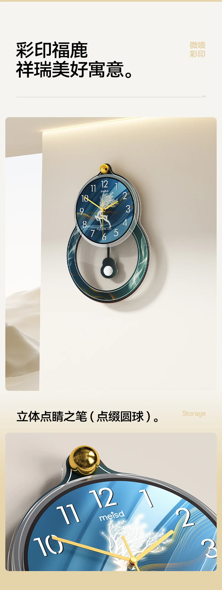 Kitchen Living Room Wall Clock Minimalist Design Unique Usa European Wall Clock Flowers Nordic Luxury Metal Horloge Decorarion