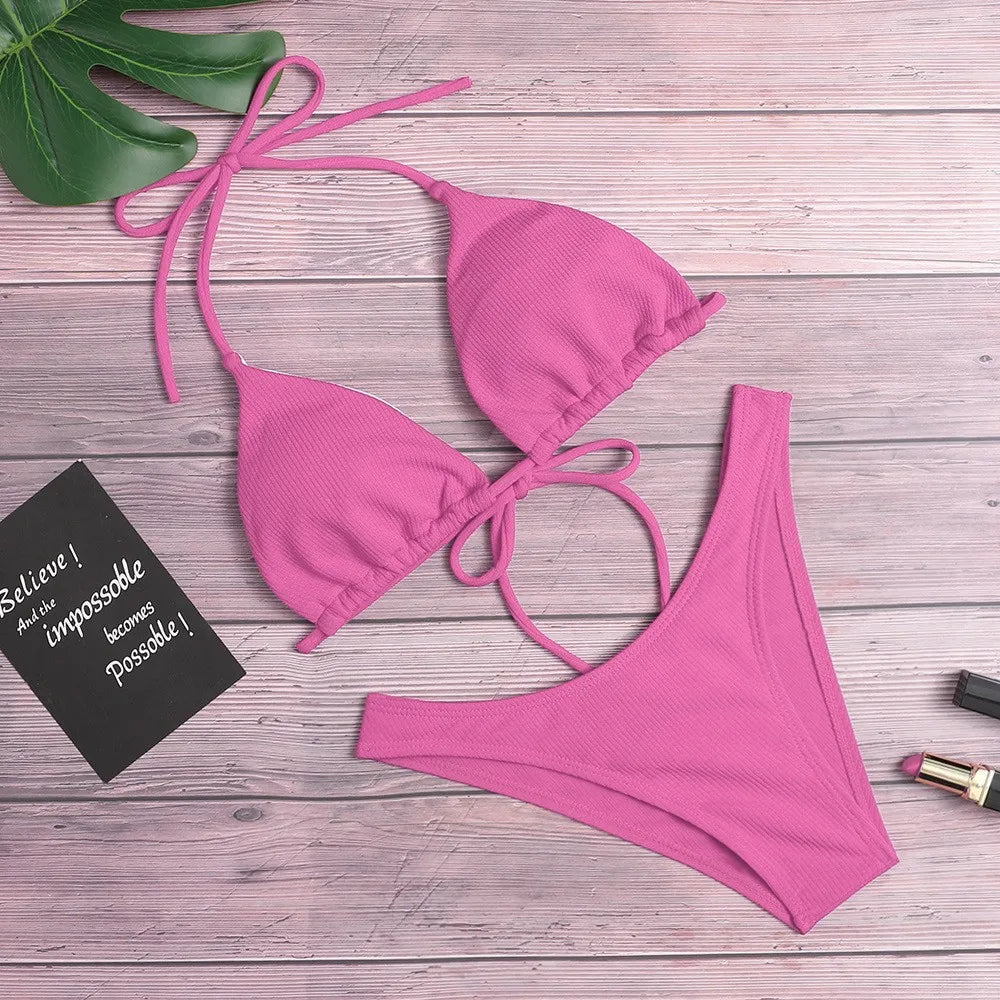 Bikini Women's Swimwear Bikini Sexy Bikini Swimwear Push Up Swimwear Women's Swimming Beach Suit Women's