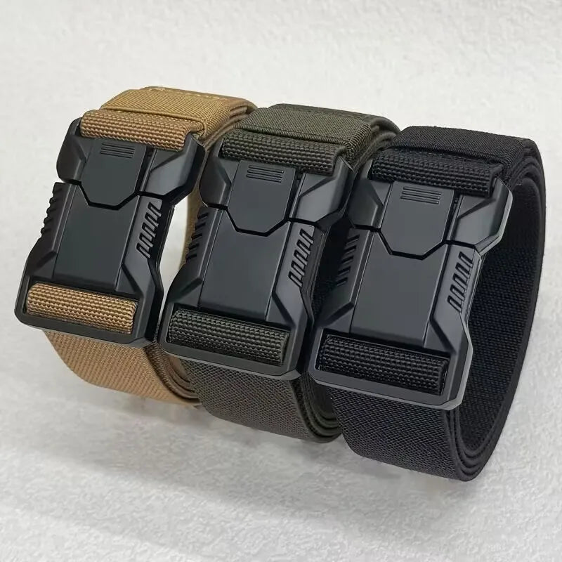New Tactical Quick Release Buckle Training Nylon Belt Outdoor Versatile Work Belt Men's Quick Detach Belt