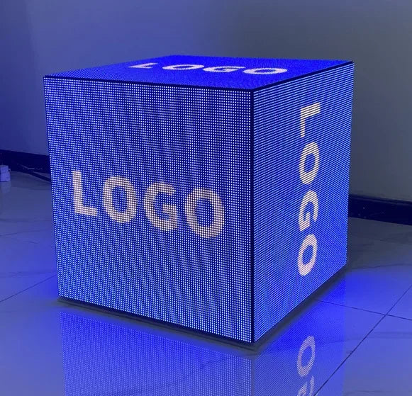 LED Rubik's Cube screen Full-color curved Seamless splicing Large screen Special-shaped screen Exhibition hall LED displa