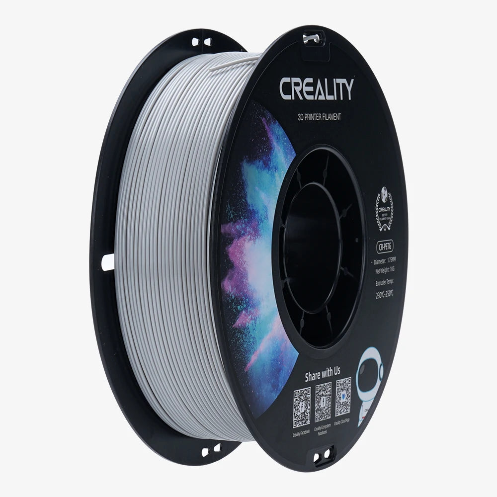 Creality CR-PETG Filament 1.75 mm Excellent Toughness Odourless Non-Toxic Moisture Resistant 1KG Filament for 3D Printer