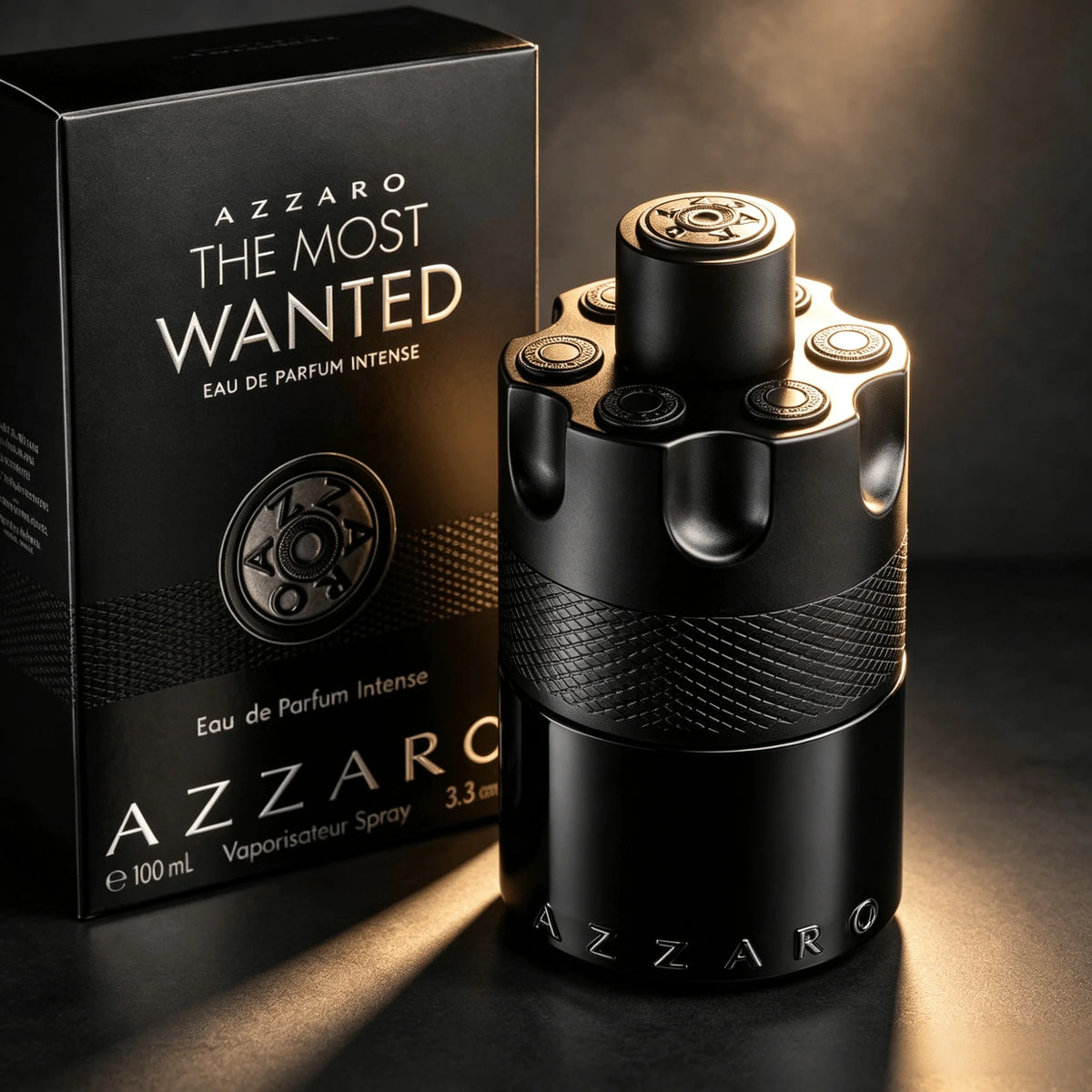 Azzaro the Most Wanted Eau De Parfum Intense - Warm Amber Cologne for Men Fragrance With Cardamom, Caramel & Woody Amber - Long Lasting - Magnetic Mens Scent Perfect for Cool Evenings