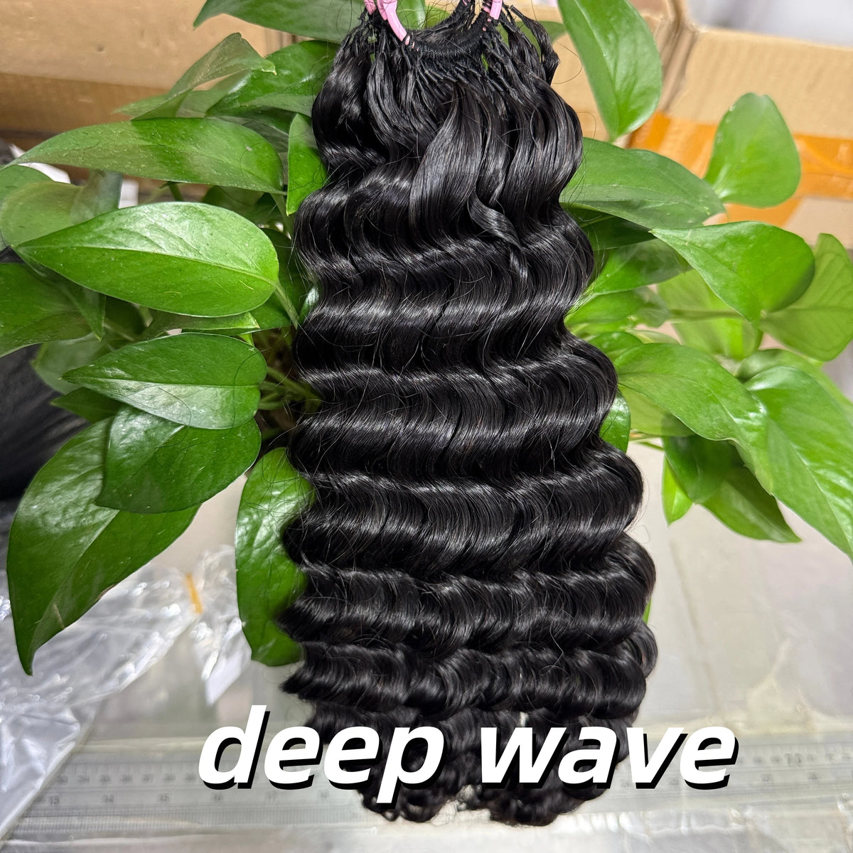 NABI Updated Miracle Knots Hair Pre-Separated Burmese Crochet Human Hair DeepWave 14-26inch 100g/pc for Bora Boho Braids