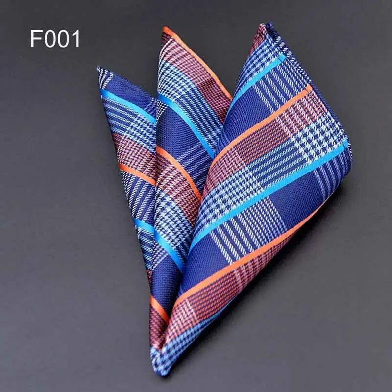 41 Colors Men's Handkerchief Plaid Dot Paisley Hankies Hanky Business Pocket Square Chest Towel 25*25CM
