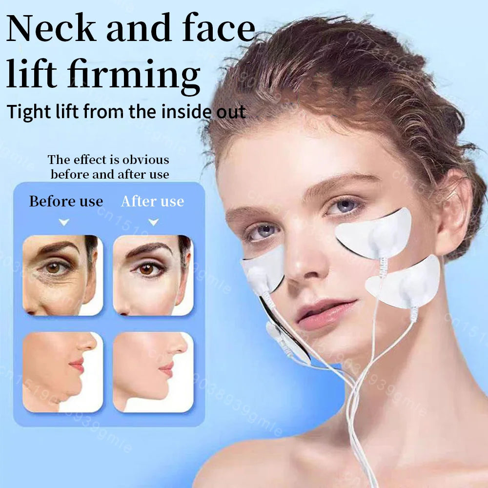 Ems Facial Massager Microcurrent Muscle Stimulator Facial Lifting Skin Tightening Anti-Wrinkle Muscle Stimulator Beauty Devic