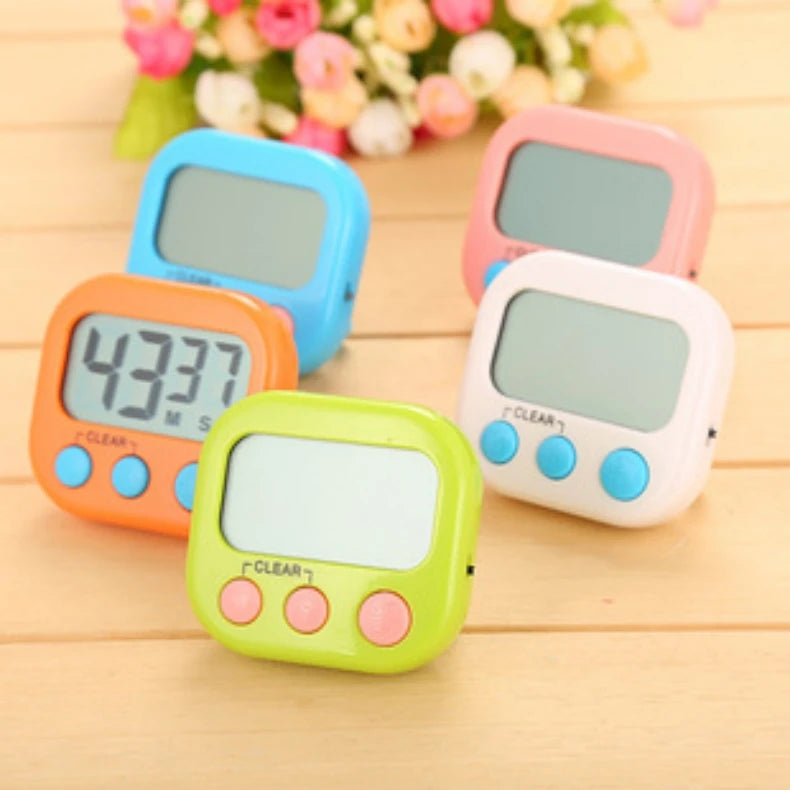 Timer Digital Chronometers For Cooking Egg Study Classroom Kids Countdown Clock Kitchen Gadgets Utensil Accessories Stopwatch