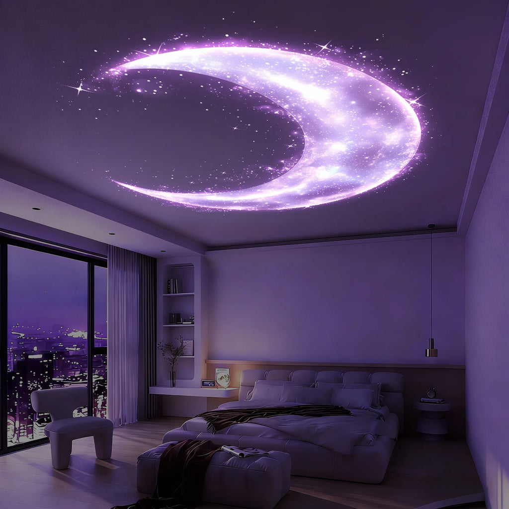 Planet Projector Light, Includes 8 Different Light Panels, Suitable for Ceiling Decorations and Bedside Nightlights.