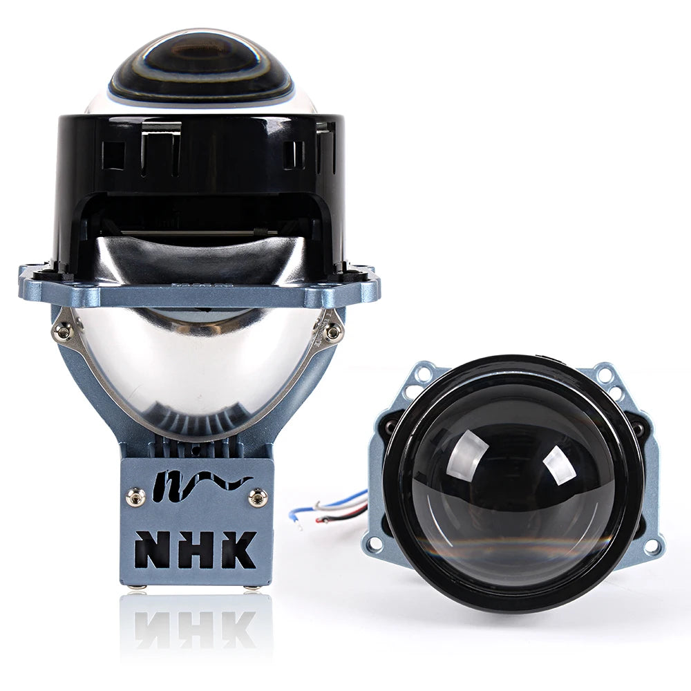 NEW For NHK IV Car Lights 3.0 Bi-led Lens 3R G5 6000K 55W LED Projector Lenses Dual Reflector Accessories Retrofit