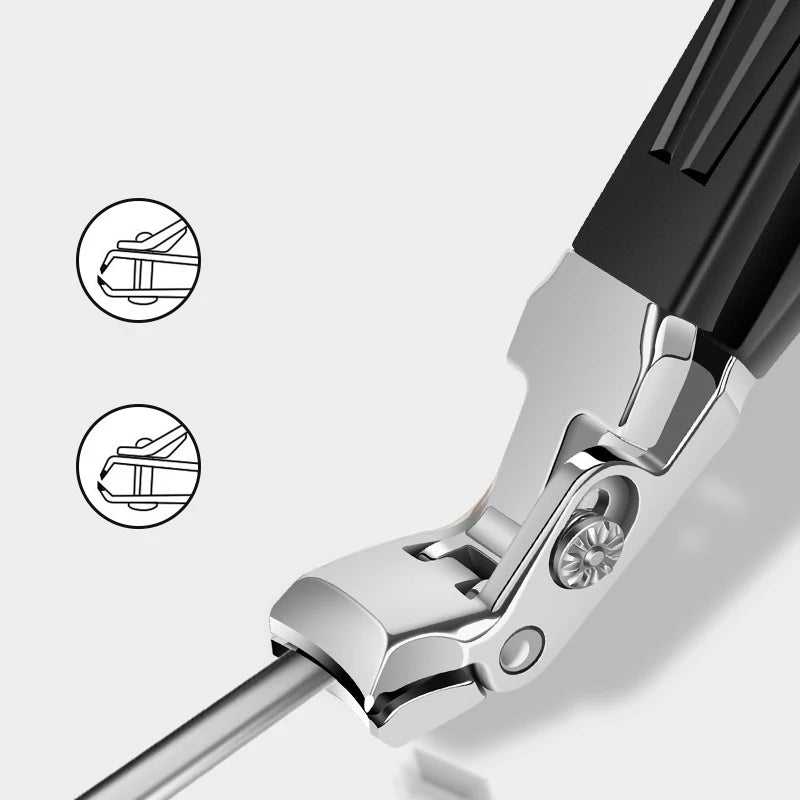 Nail Clippers for Seniors Long Handle Pro Toenail Clippers Senior Nail Clipper for Thick Nails Nail Cutter Trimmer Manicure Tool