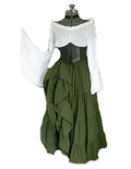 2025 New Party Long-sleeved Dress Women's Renaissance Medieval Clothing European and American