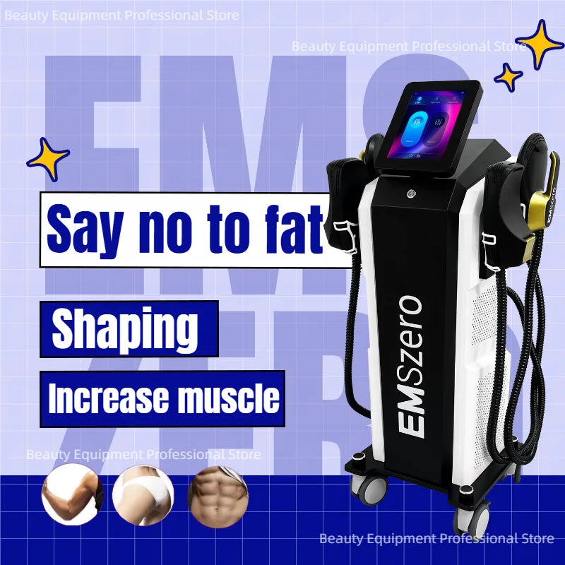 EMSzero Neo Body Sculpting Machine Shaping 6500W 200hz EMS Radio Frequency RF Muscle Stimulator Device