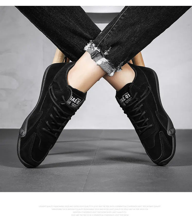 Men's Fleece Lined Safety Shoes Sporty Casual Warm Trendy High Top Work Boots Glued Sole round Toe Rubber Bottom Shoes