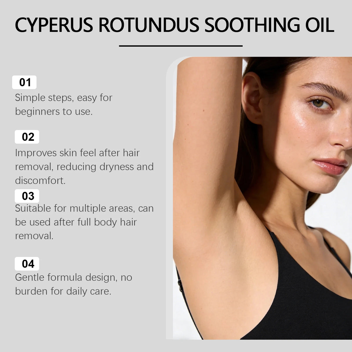 Natural Hair Growth Inhibitor Oil After Shave/Waxing Care Soft Smooth Skin Care Deep Hydration Anti Hair Growth Inhibition
