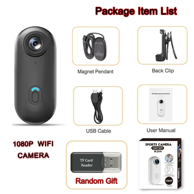 4K FHD 1080P Action Camera In Helmet Motorcycle Bike Sport Mini Filming Bicycle Outdoor SportsBody Cam And Video Recording