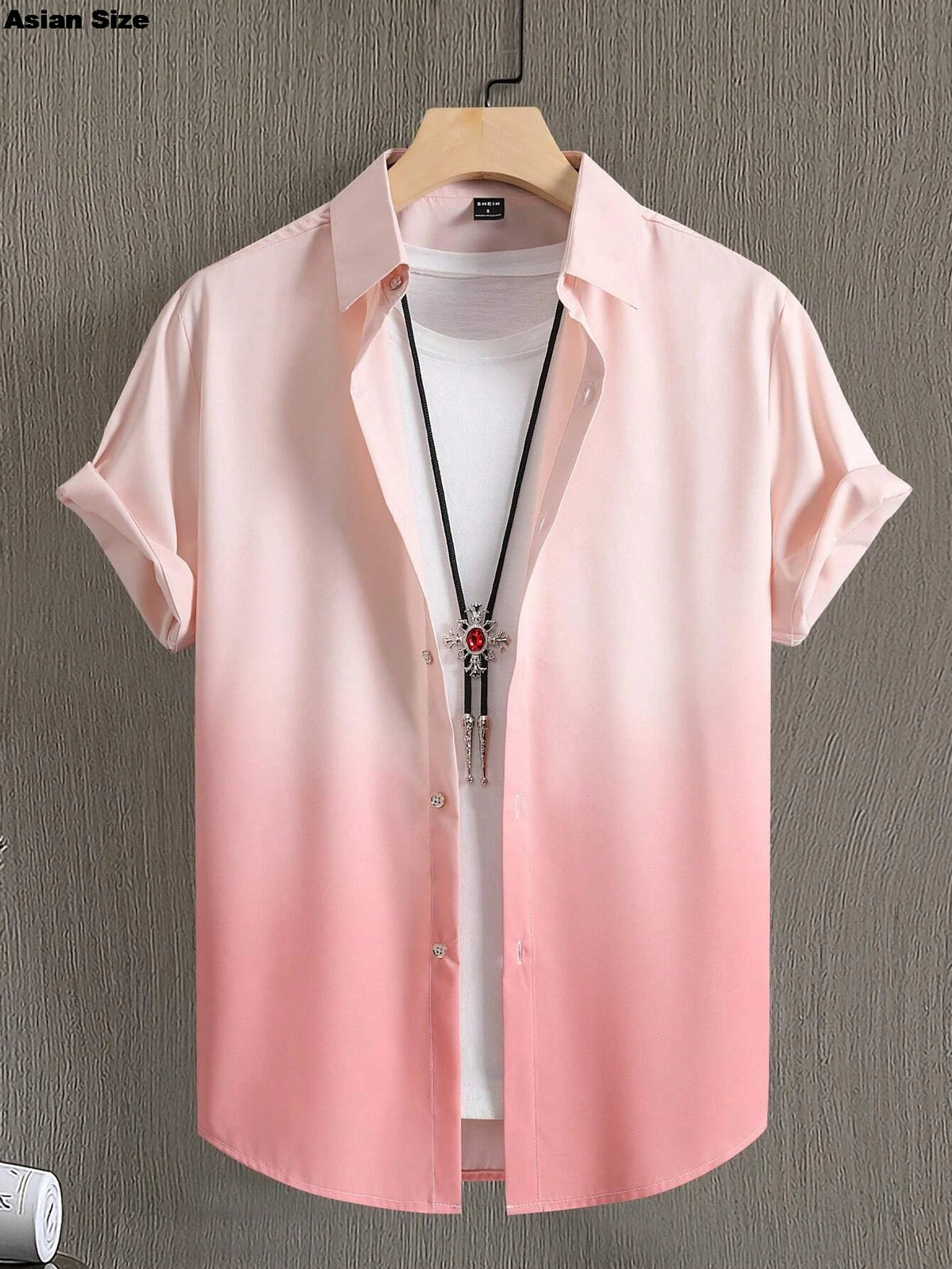2025 Men's Shirt Summer Clothing Gradient Design Graphic 3D Print Shirts Short Sleeve Tops Streetwear  Casual Hawaiian Shirts