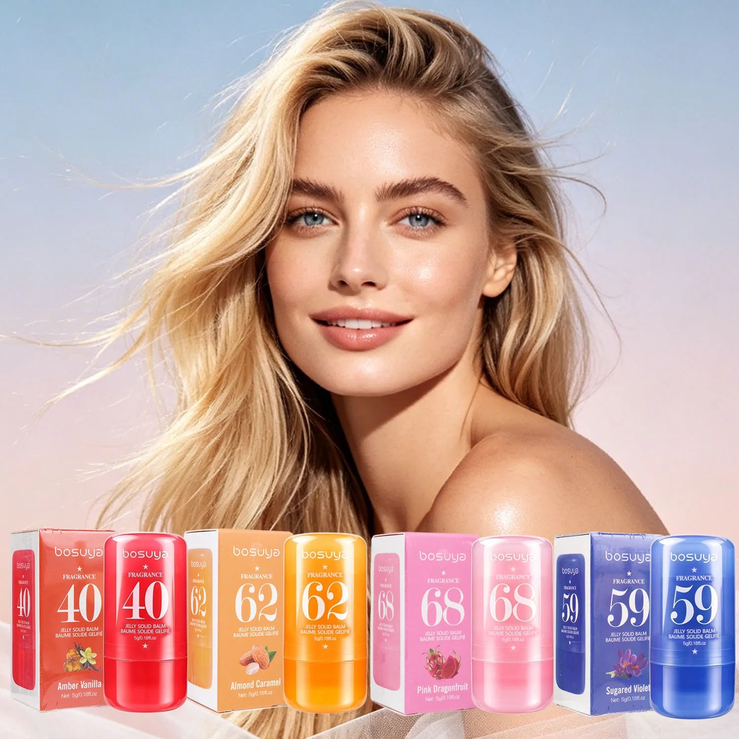 Jelly Fragrance Cream, Long-Lasting Fragrance, Elegant Light Fragrance, Emits Charming Aroma, Ideal Gift for Girls
