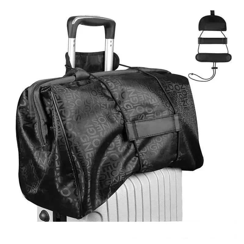 Black Nylon Durable Luggage Strap Cam Buckle Adjustable Tie Down Belt Travel Suitcase Outdoor Camping Securing Accessory