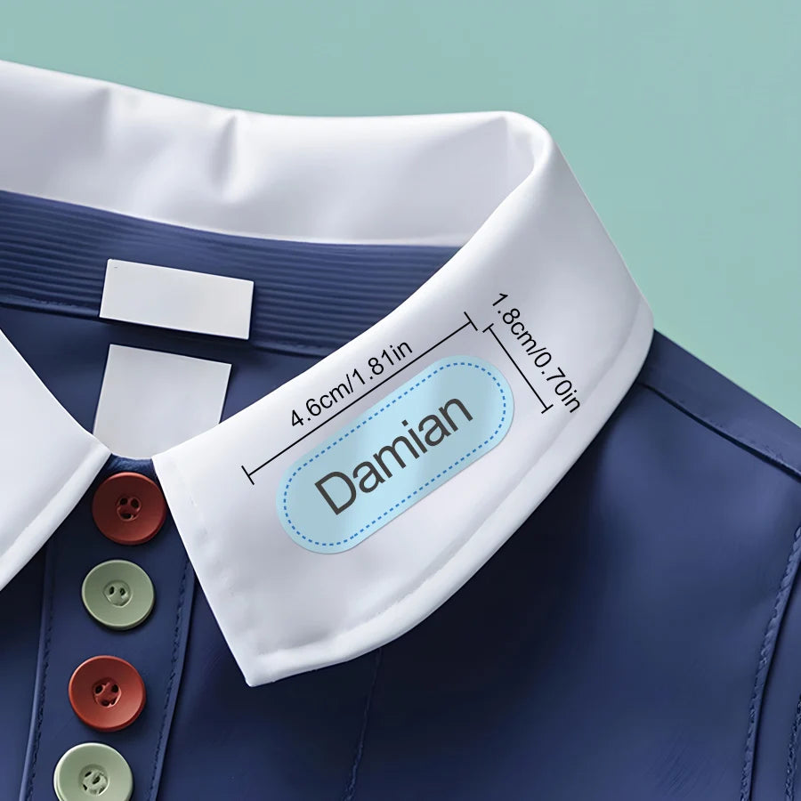Personalized Sewing Labels for Clothes, School Uniforms, and Clothing,Sewable and ironable,for Jackets, Hats, Backpacks, Jeans