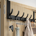 Door Behind Hook Storage Wall Hanging Clothes Hanger Coat Hook Punch-free Hanger Bedroom  Kitchen Organizer Quick Installation