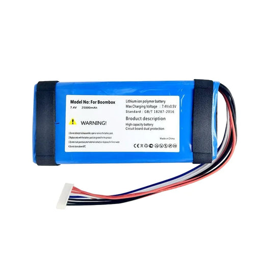 10000/25000mAh For JBL Boombox Boombox 1 GSP0931134 01 7.4v Li-ion Battery Boombox1 Boombox 1 Player Speaker Batteries
