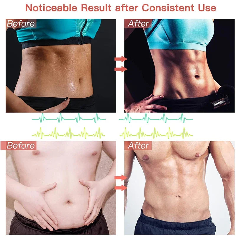 EMS Abdominal Shaping with Abdominal Muscle Stimulator Massage Home Fitness Sports Equipment Body Waist Exerciser Weight Loss