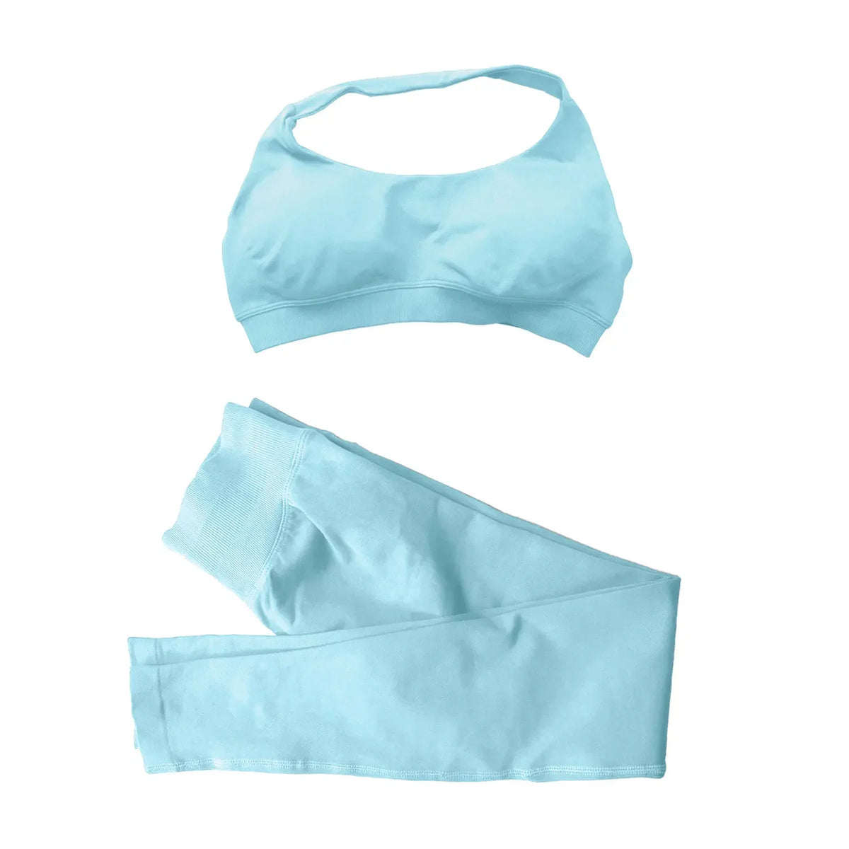 NCLAGEN Women Sportwear 2 Piece Yoga Set Sports Bra and Leggings Seamless Suit Fitness Clothing Gym Workout Speed Activewear