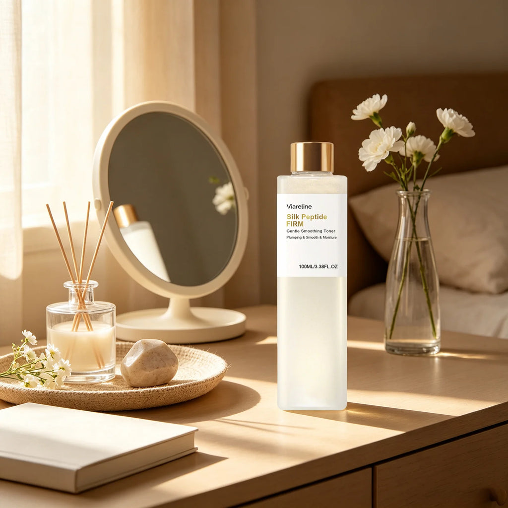 Silk Peptide Glow Boosting Toner Hydrating Refresh Repair Skin Barrier Non Sticky Quick Absorb Facial Deep Collagen Booster Care