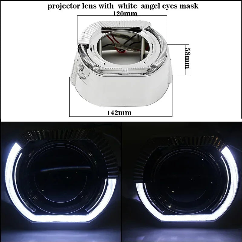 SANVI 3.0 Bi LED Lenses for Headlights Ice Lense Auto LED Projector Headlight Hella G5 3R Projector 110W Car Light Retrofit
