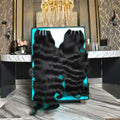 100% Human Remy Virgin Straight Wavy High Quality Shedding Resistant Soft Shiny Indian Hair Weave Machine Double Weft Cuticle