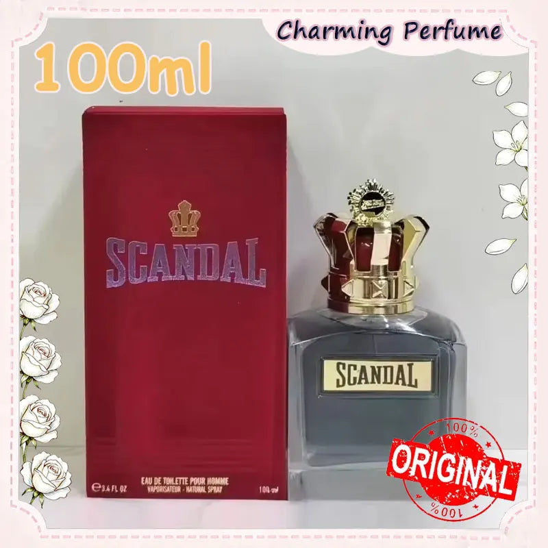80ml/100ml Men's Eau De Parfum Long Lasting Oriental Woody Fragrance with Vetiver Tonka Leather Sandalwood for Elegant Appeal