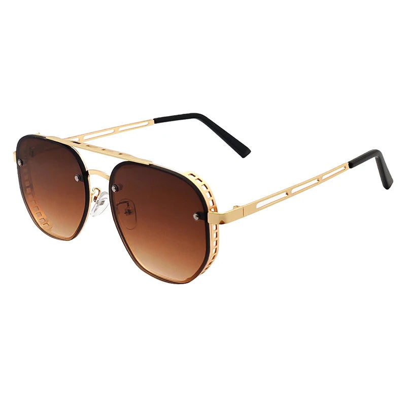 Fashionable New Style Sunglasses Trendy Outdoor Sun Protection Travel Glasses High-end Sun-shading Glasses8820