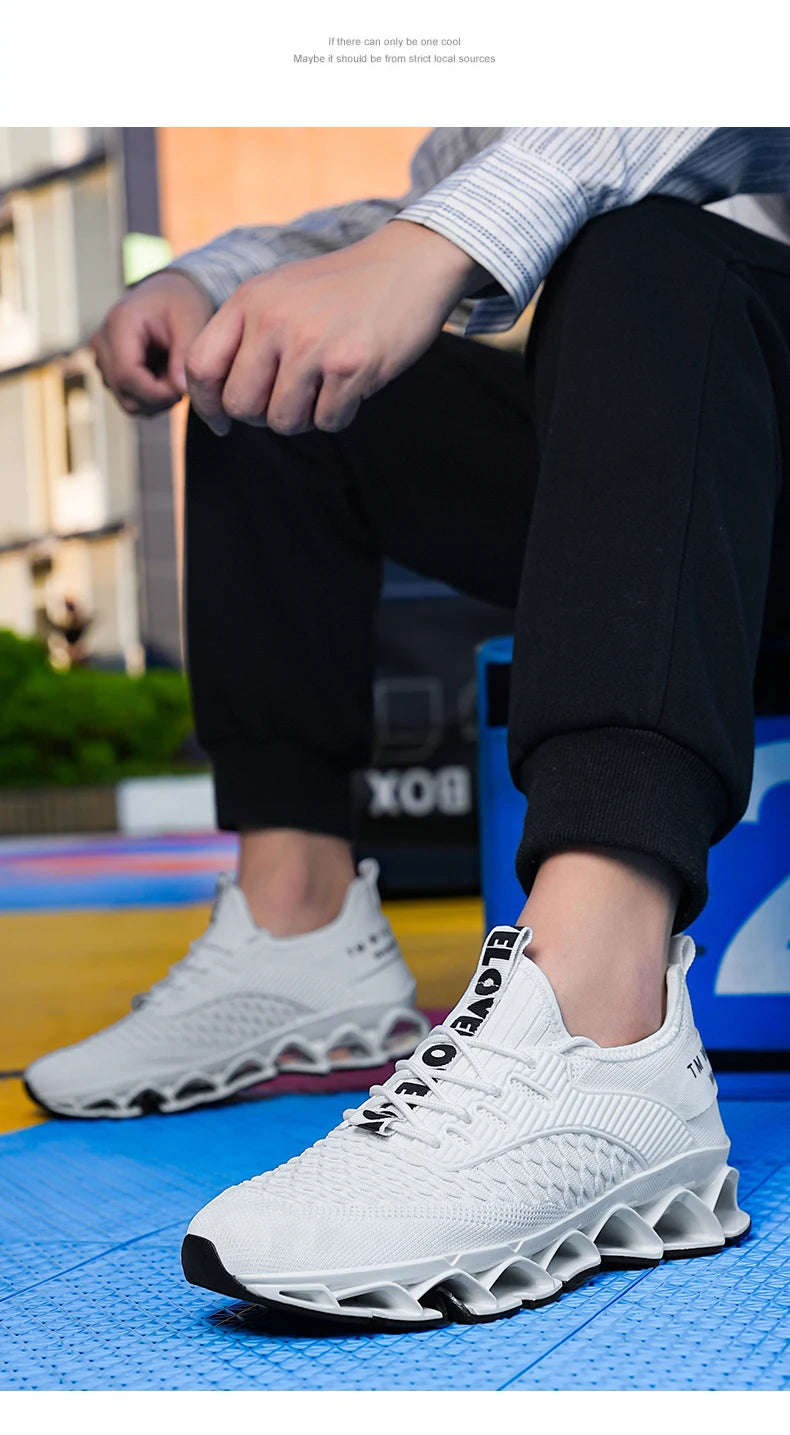 Men's Breathable Casual Sneakers Luxury Fashion Running Trainer Unisex Comfortable Wear Tenis Race Shoes