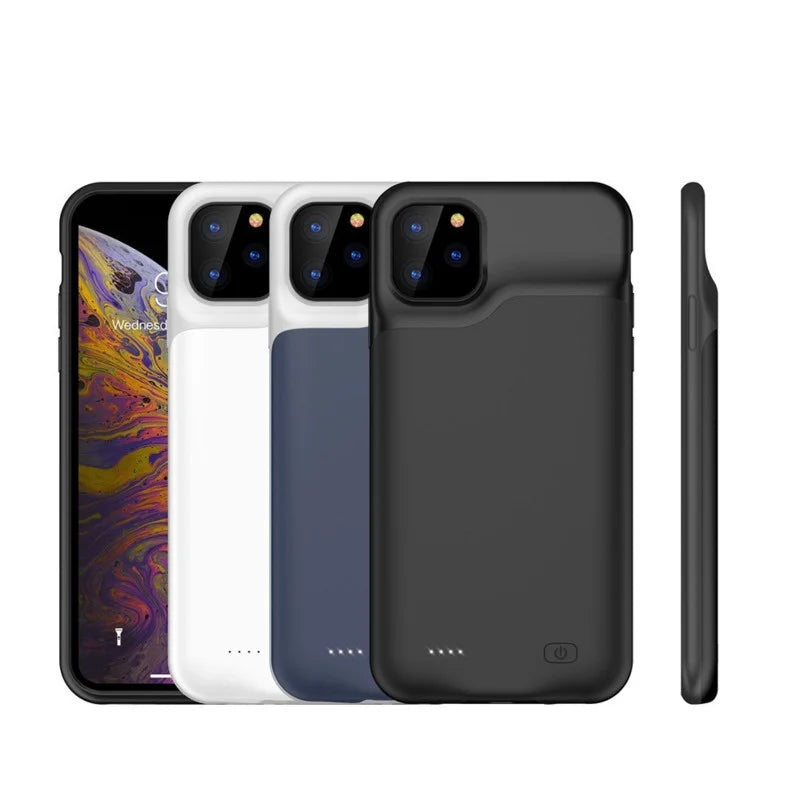 Xilecaly Battery Case For iPhone 15 Pro Max 13 14 Pro 12 Mini Power Bank Charging Power Case For iPhone XS Max XR 7 8 Plus SE2 3