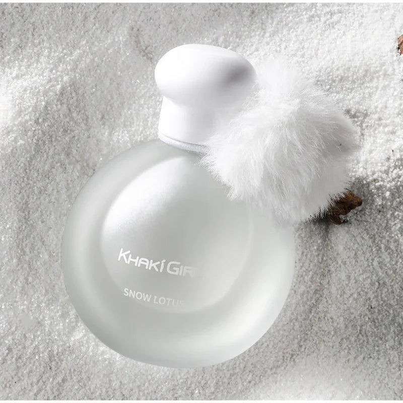 High-end Unisex Snow Lotus Perfume, Fresh Floral Woody Oriental Citrus Amber Scent, Long Lasting Natural Elegant Gift for Her