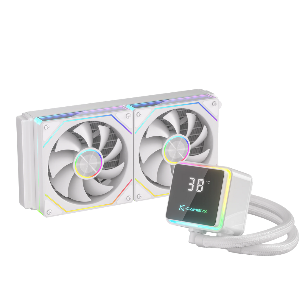 X-GAMERX M240 M360 Liquid Cooling ARGB Dynamic Light Synchronization Thermal Display Integrated Water Cooling Radiator