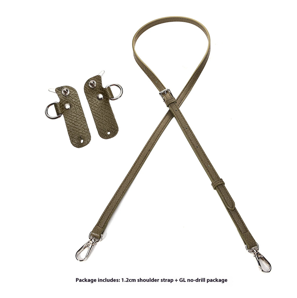 Leather Bag Shoulder Strap Replacement Crossbody Adjustable Conversion Kit Fit for Longchamp Mini Pouch